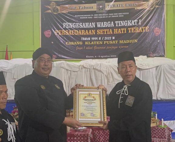 henry indraguna warga kehormatan PSHT Klaten